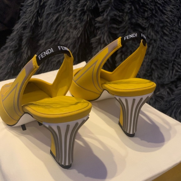 Fendi FFreedom slingback pumps 38.5 - Picture 7 of 7